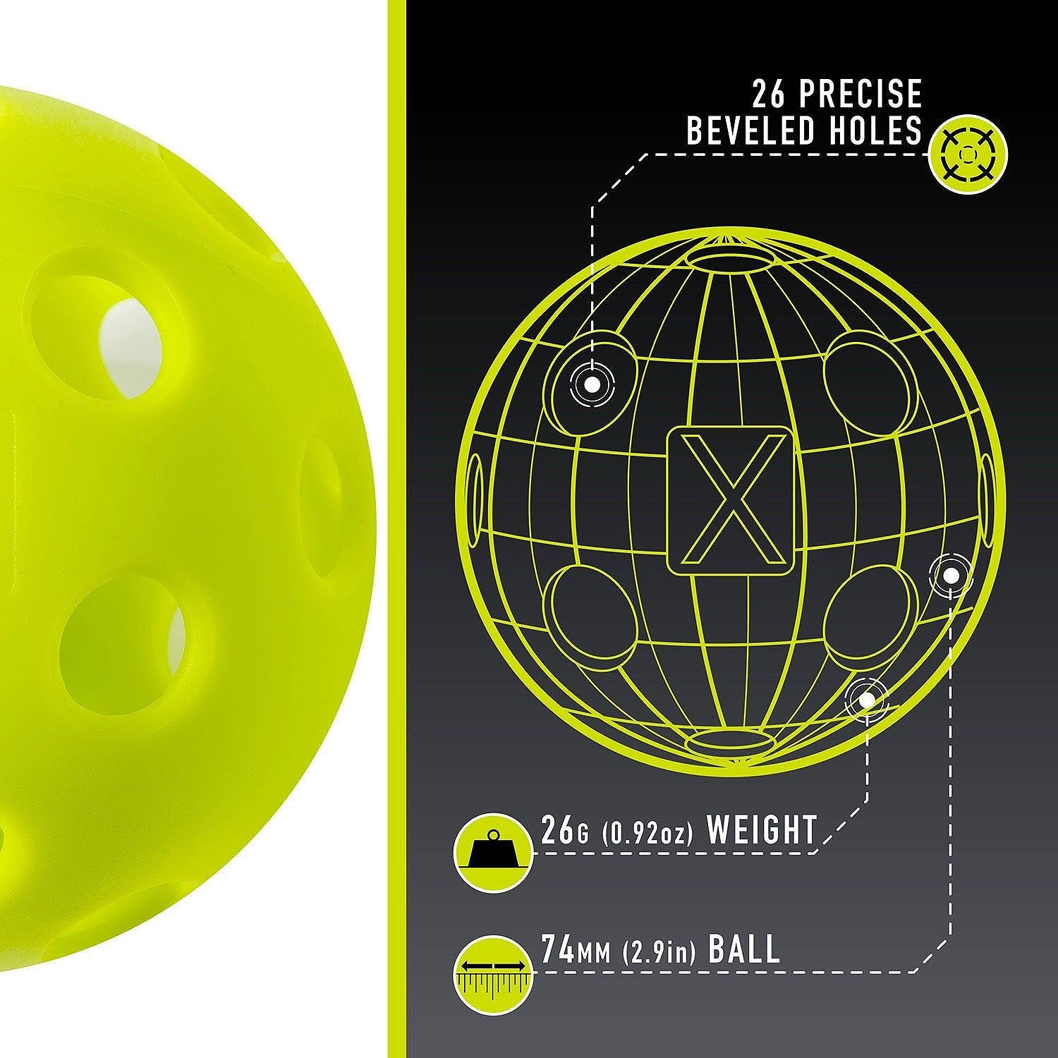 Franklin X-26 Performance Indoor Pickleballs - Pickleball Nation