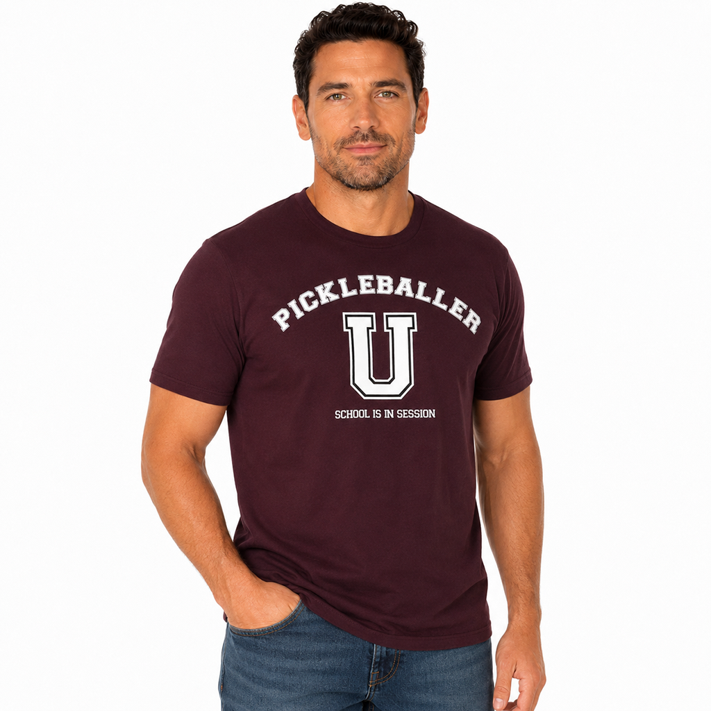 Pickleballer University Graphic T-Shirt