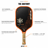 Proton Project Coyote Elongated 15 mm Pickleball Paddle