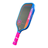 Proton Series Three Project Flamingo Elongated 15mm Pickleball Paddle Angle