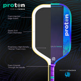 Proton Series Three Project Peacock Elongated 13mm Pickleball Paddle Specs
