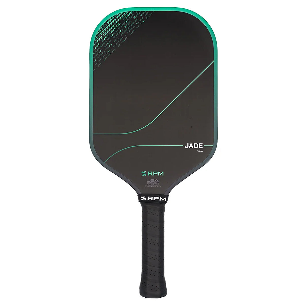 RPM Jade 16mm Elongated Pickleball Paddle Front