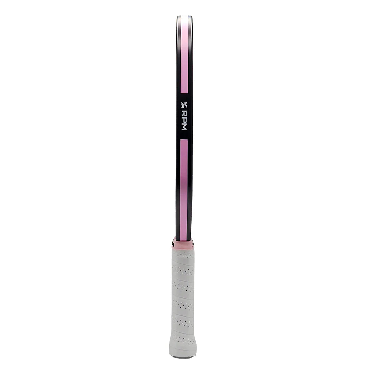 RPM Friction Pro V2 Elongated 16mm Pickleball Paddle Pink Edge Guard