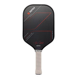 RPM Friction Pro V2 Elongated 16mm Pickleball Paddle Red Front