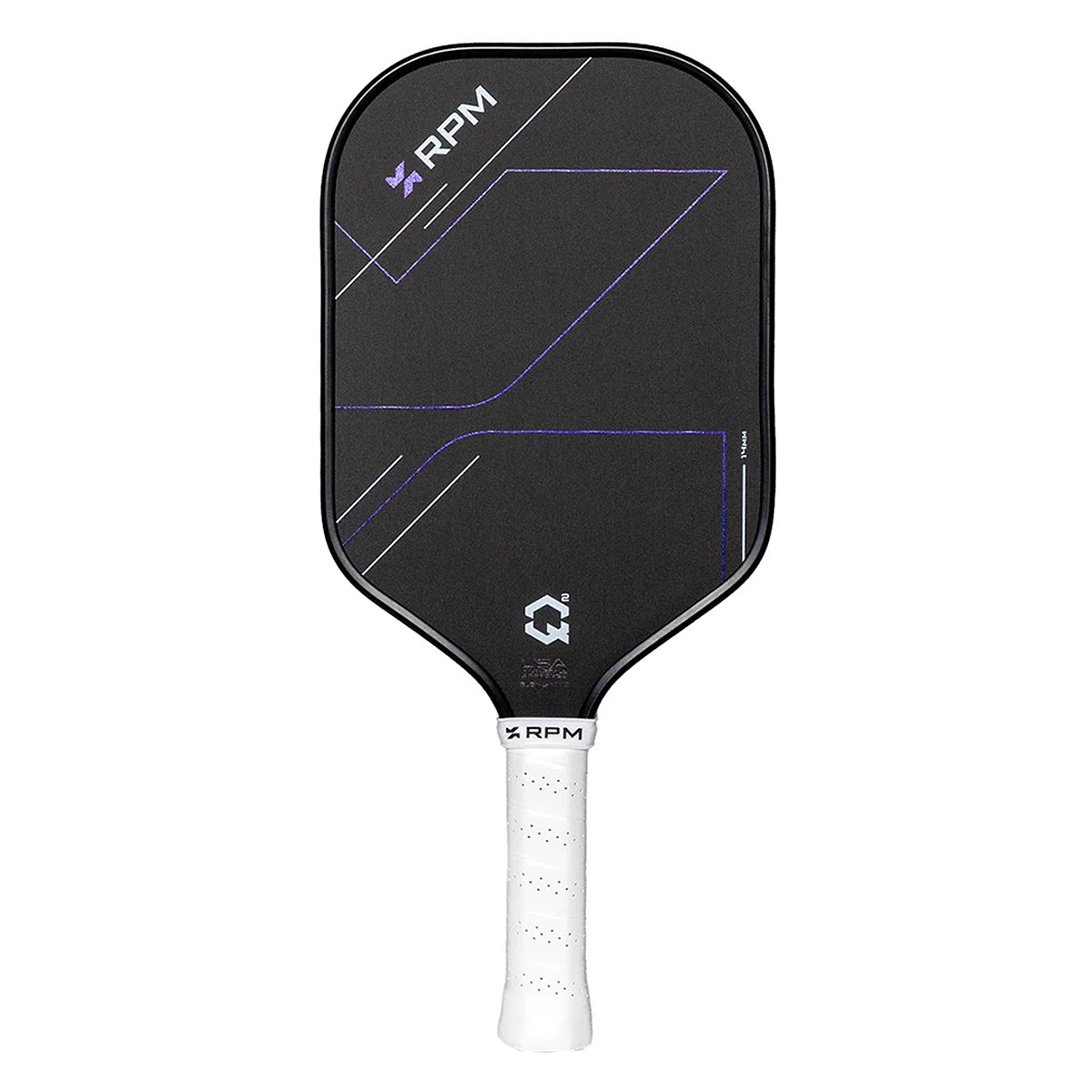 RPM Q2 Elongated 14mm Pickleball Paddle Front