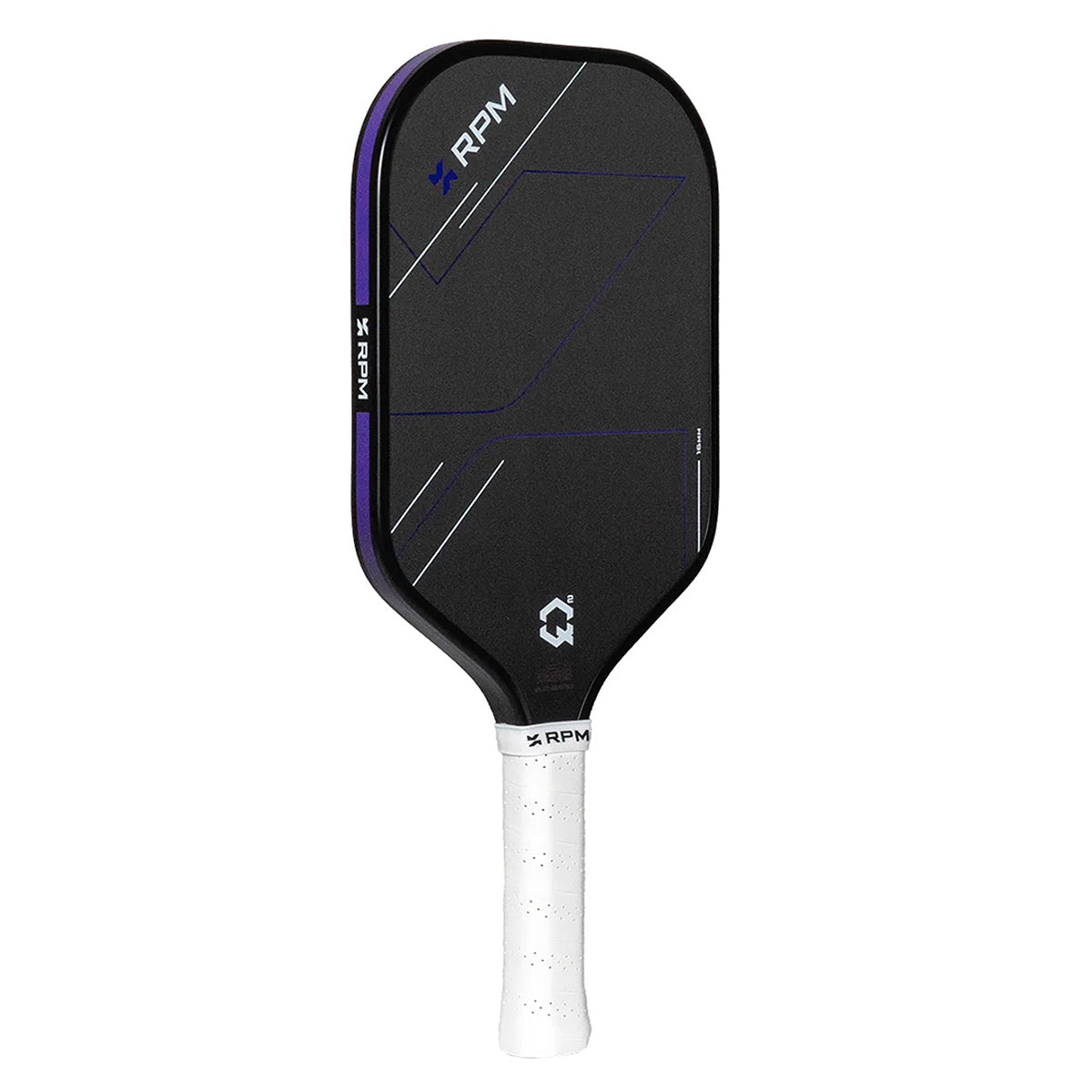 RPM Q2 Elongated 16mm Pickleball Paddle Angle
