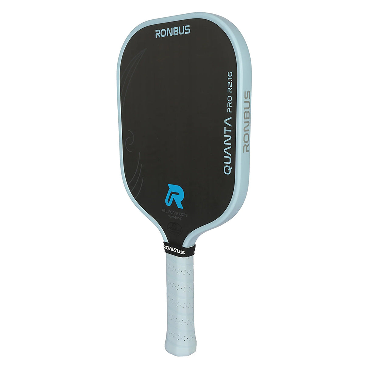 Ronbus Quanta Pro R2.16 Widebody Pickleball Paddle Blue Angle