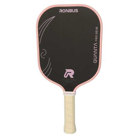 Ronbus Quanta Pro R2.16 Widebody Pickleball Paddle Pink Front