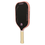 Ronbus Quanta Pro R3.16 Elongated Pickleball Paddle Pink Angle