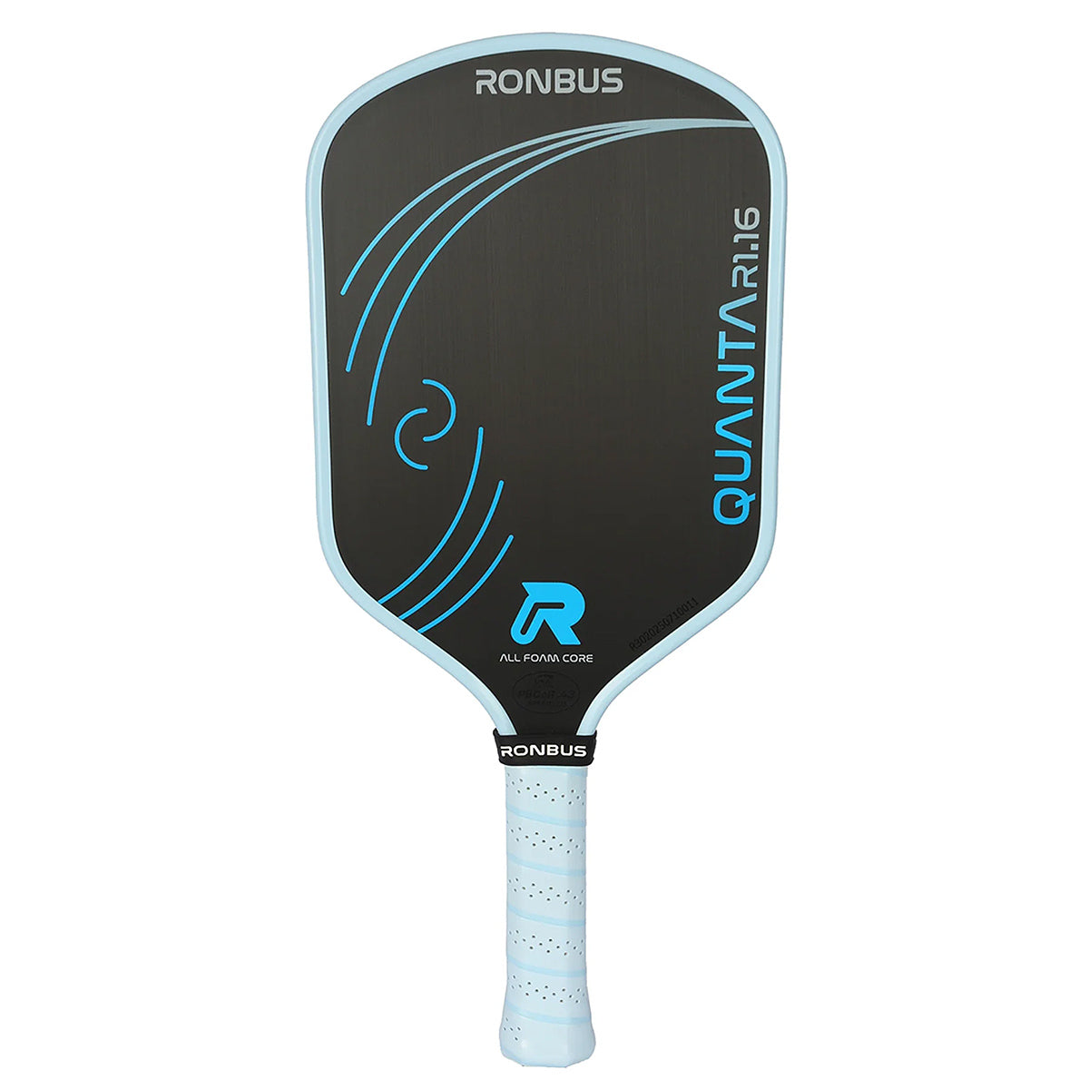Ronbus Quanta R1.16 Elongated Curved Top Pickleball Paddle Front