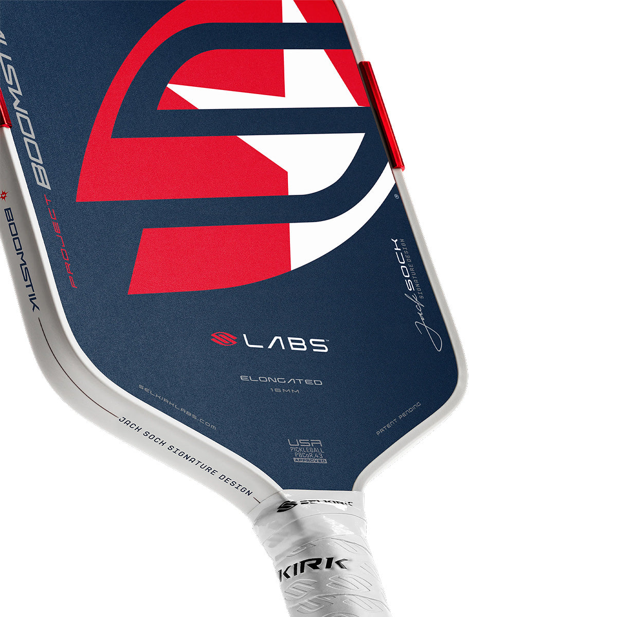 Selkirk LABS Boomstik Elongated Pickleball Paddle Jack Sock Angle