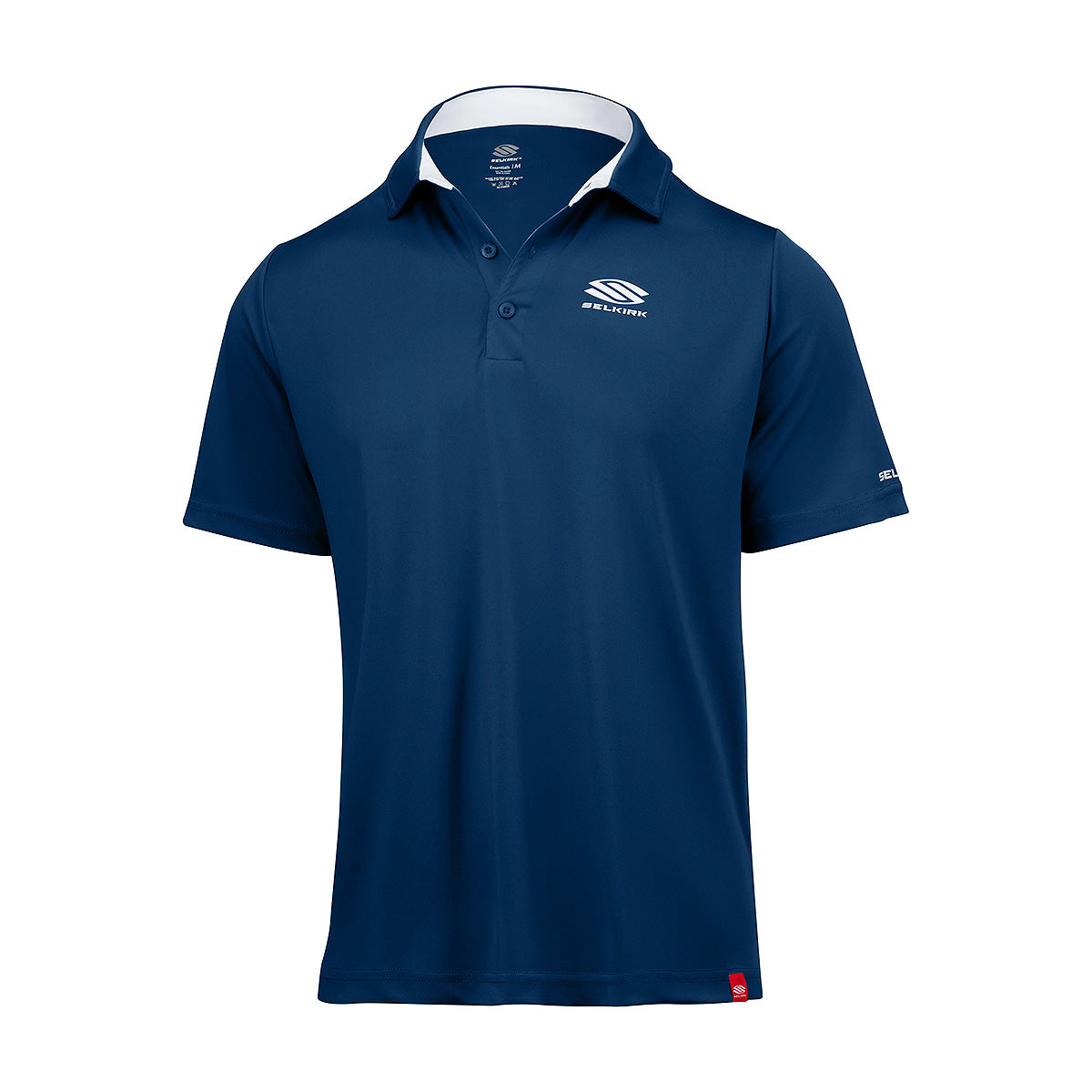 Selkirk Men's Essentials Sport-Wik Short Sleeve Polo Navy Blue