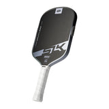 Selkirk SLK Dauntless PureFoam 16mm Elongated Pickleball Paddle Storm Gray Angle