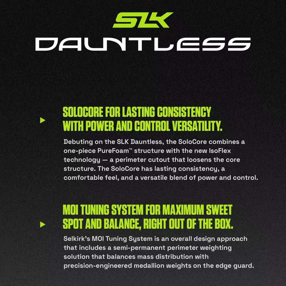 Selkirk SLK Dauntless 16mm Widebody Pickleball Paddle