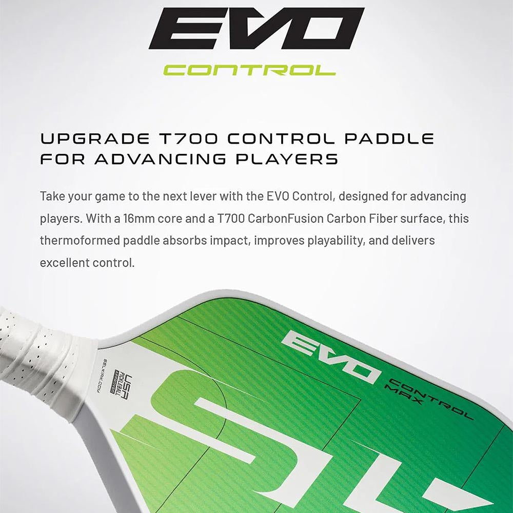Selkirk SLK Evo Control XL Pickleball Paddle T700 Carbon Fiber