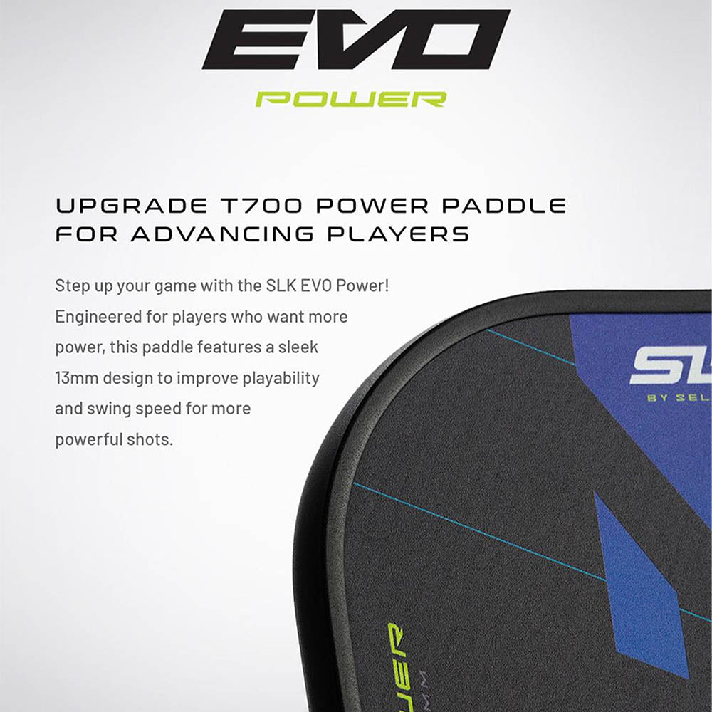 Selkirk SLK Evo Power Max Pickleball Paddle Information