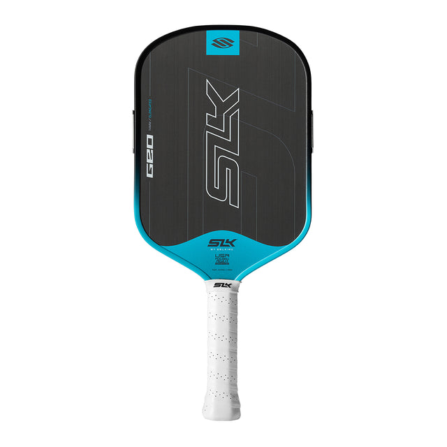 Selkirk SLK Geo 14mm Elongated Pickleball Paddle Cyan Front