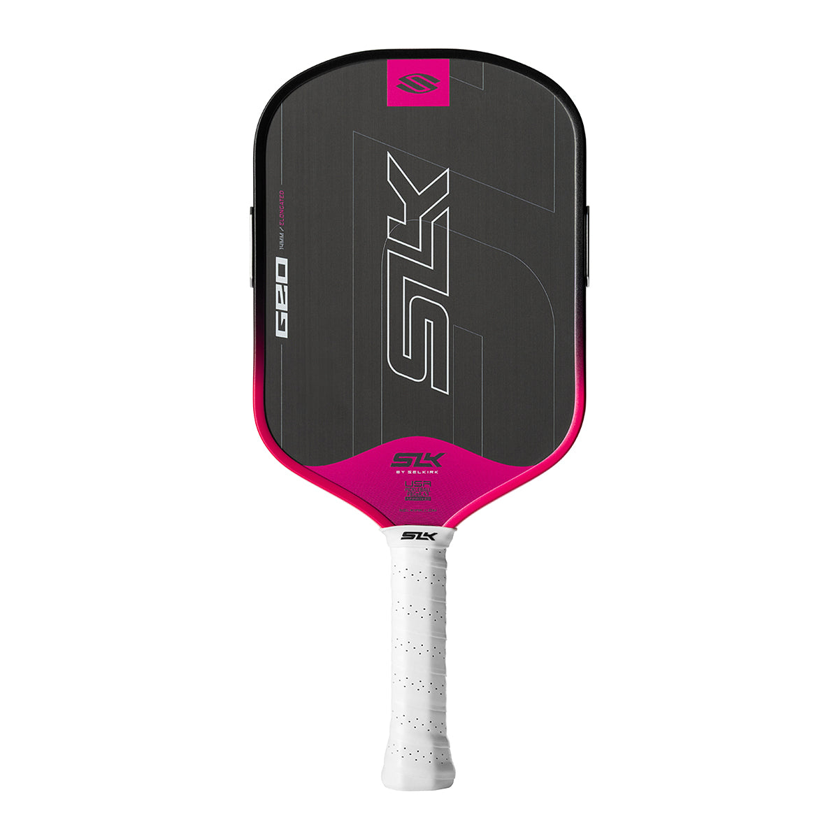 Selkirk SLK Geo 14mm Elongated Pickleball Paddle Pink Front