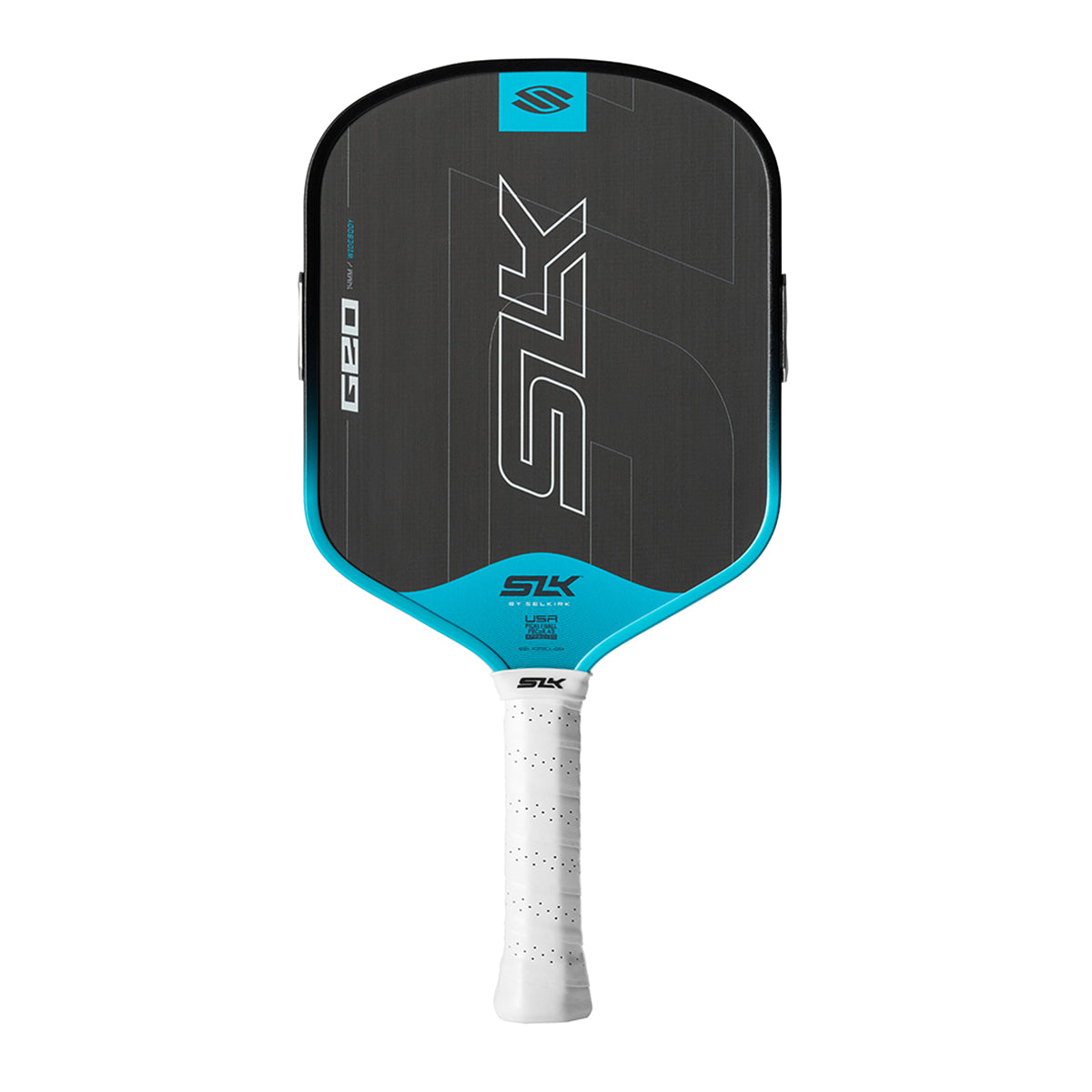 Selkirk SLK Geo 14mm Widebody Pickleball Paddle Cyan Front