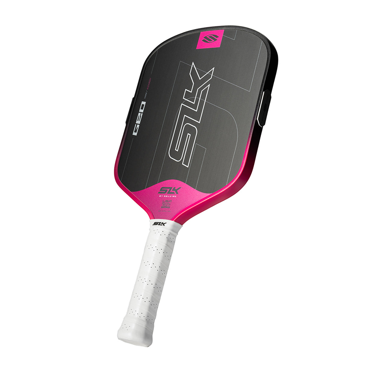 Selkirk SLK Geo 14mm Widebody Pickleball Paddle Pink Angle