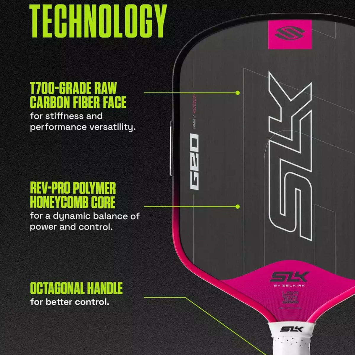 Selkirk SLK Geo 14mm Widebody Pickleball Paddle