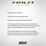 Selkirk SLK Halo Control Max Pickleball Paddle - Bullet Points