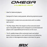 Selkirk SLK Omega Hybrid Air Max Paddle info