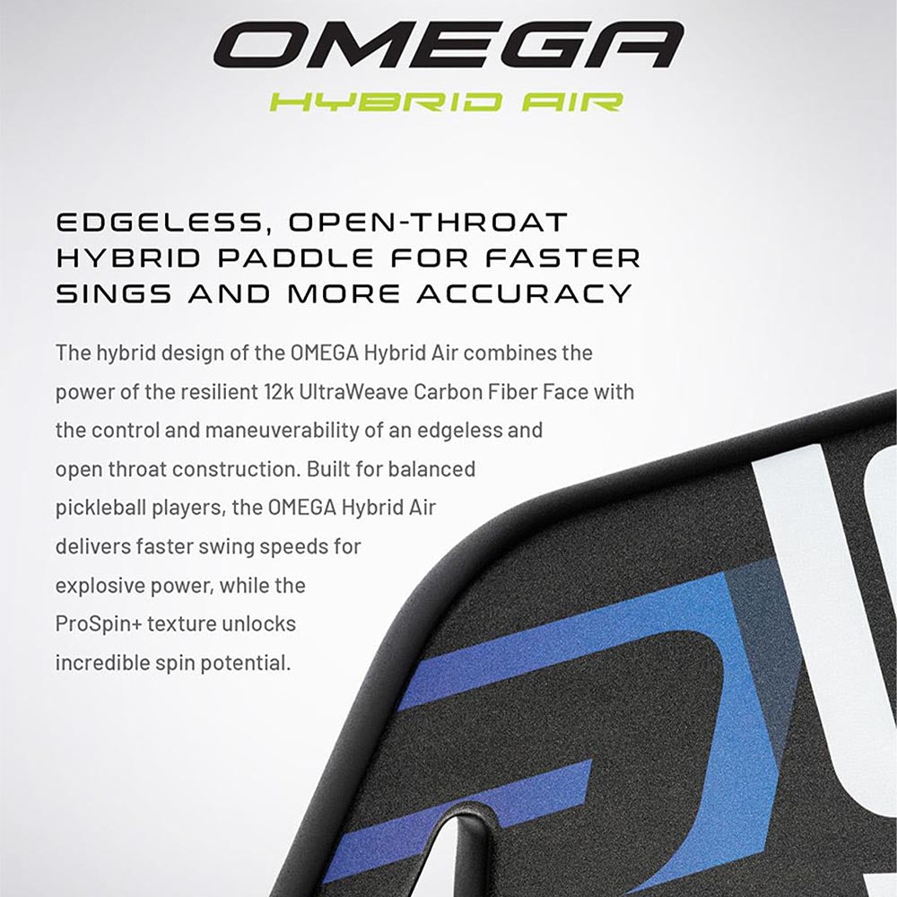 Selkirk SLK Omega Hybrid Air XL Pickleball Paddle Features