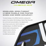 Selkirk SLK Omega Hybrid Air XL Pickleball Paddle Features