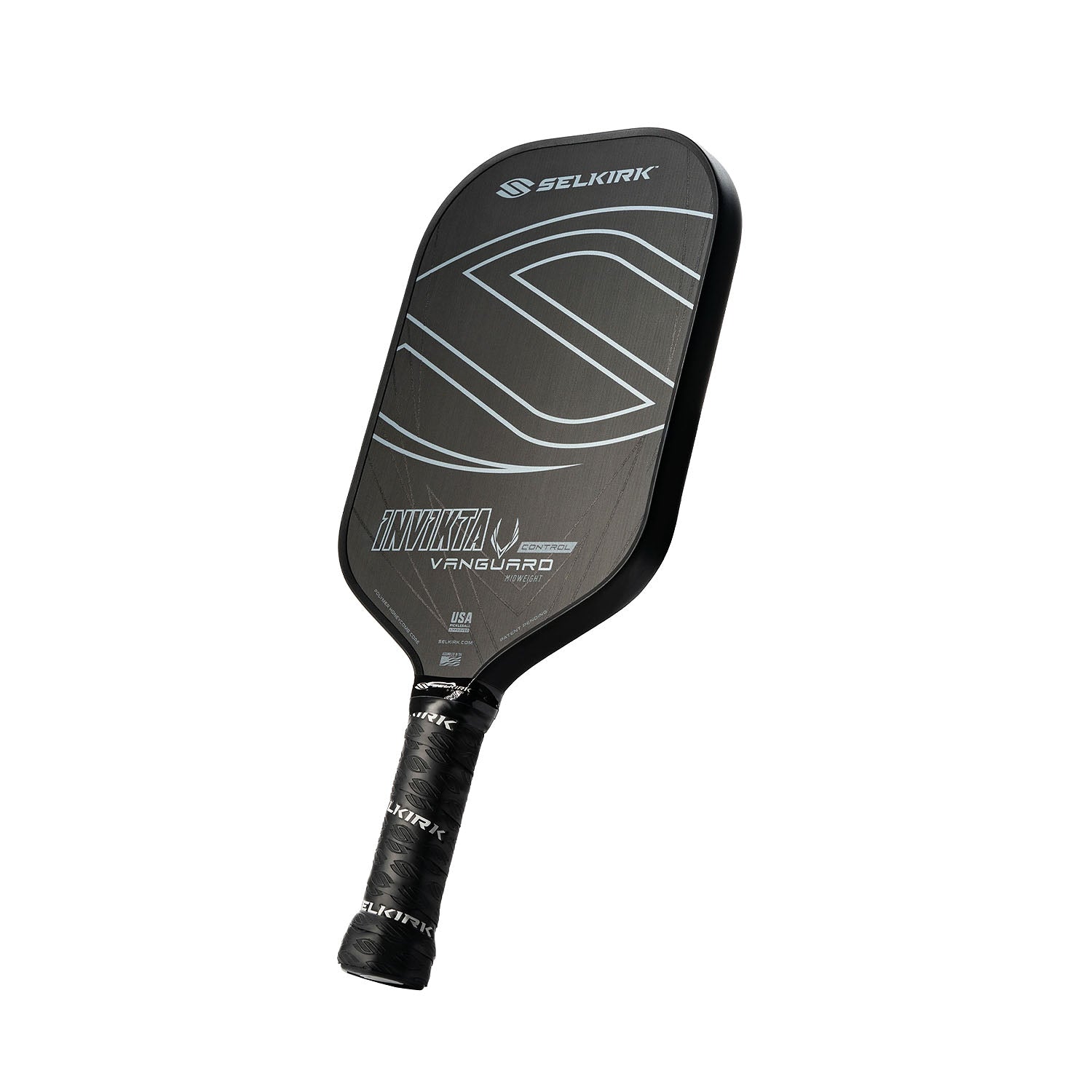 ピックルボールパドル Selkirk Vanguard Invikta 黒い Selkirk Vanguard 2.0 Invikta Pickleball Paddle · RacquetDepot