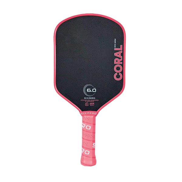 Six Zero Coral Hybrid Pickleball Paddle - Pickleball Nation