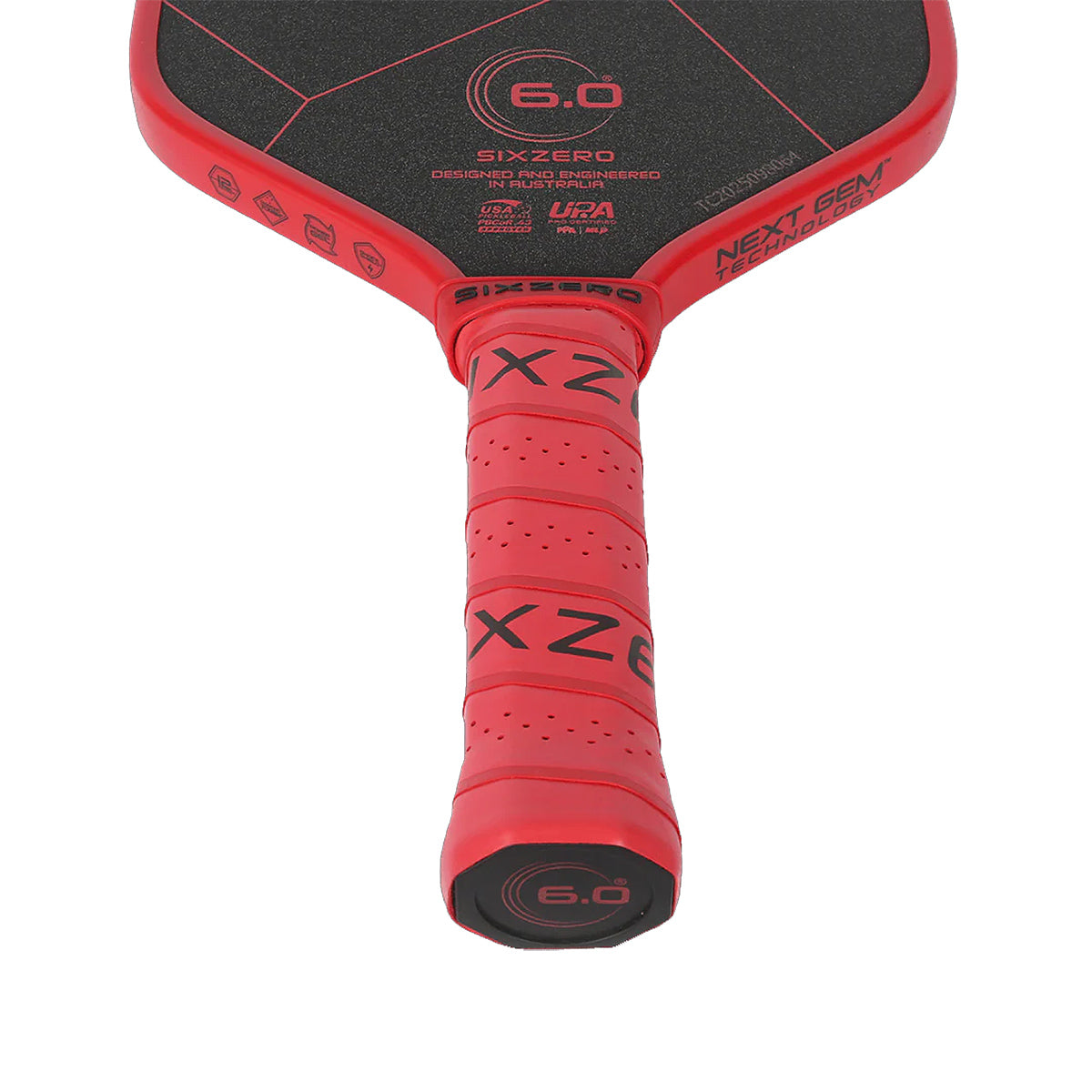 Ruby Pro 14mm - Six Zero　ピックルボールパドル Six Zero Ruby Pro 14mm Aramid Fiber Pickleball Paddle - Pickleball