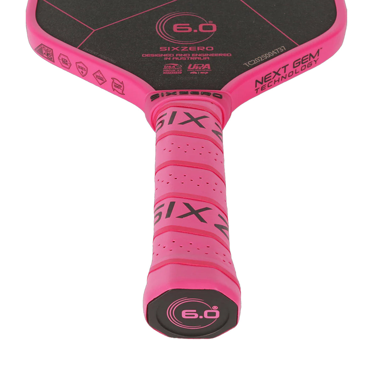 Ruby Pro 14mm - Six Zero　ピックルボールパドル Six Zero Ruby Pro 14mm Aramid Fiber Pickleball Paddle - Pickleball