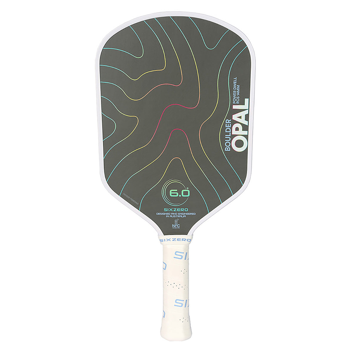 Six Zero Boulder Opal Hybrid Pickleball Paddle Front