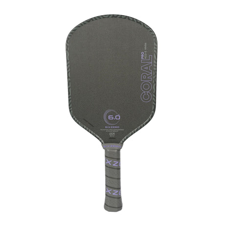 Six Zero Coral Pro 16mm Elongated Pickleball Paddle Ultraviolet