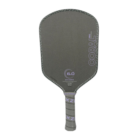 Six Zero Coral Pro 16mm Hybrid Pickleball Paddle Ultraviolet