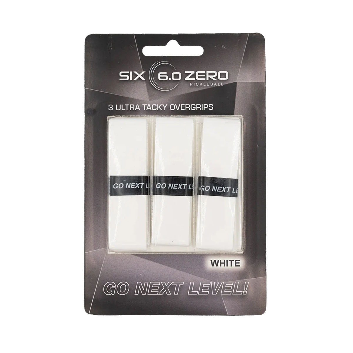 Six Zero Go Next Level Premium Ultra Tacky Overgrip White