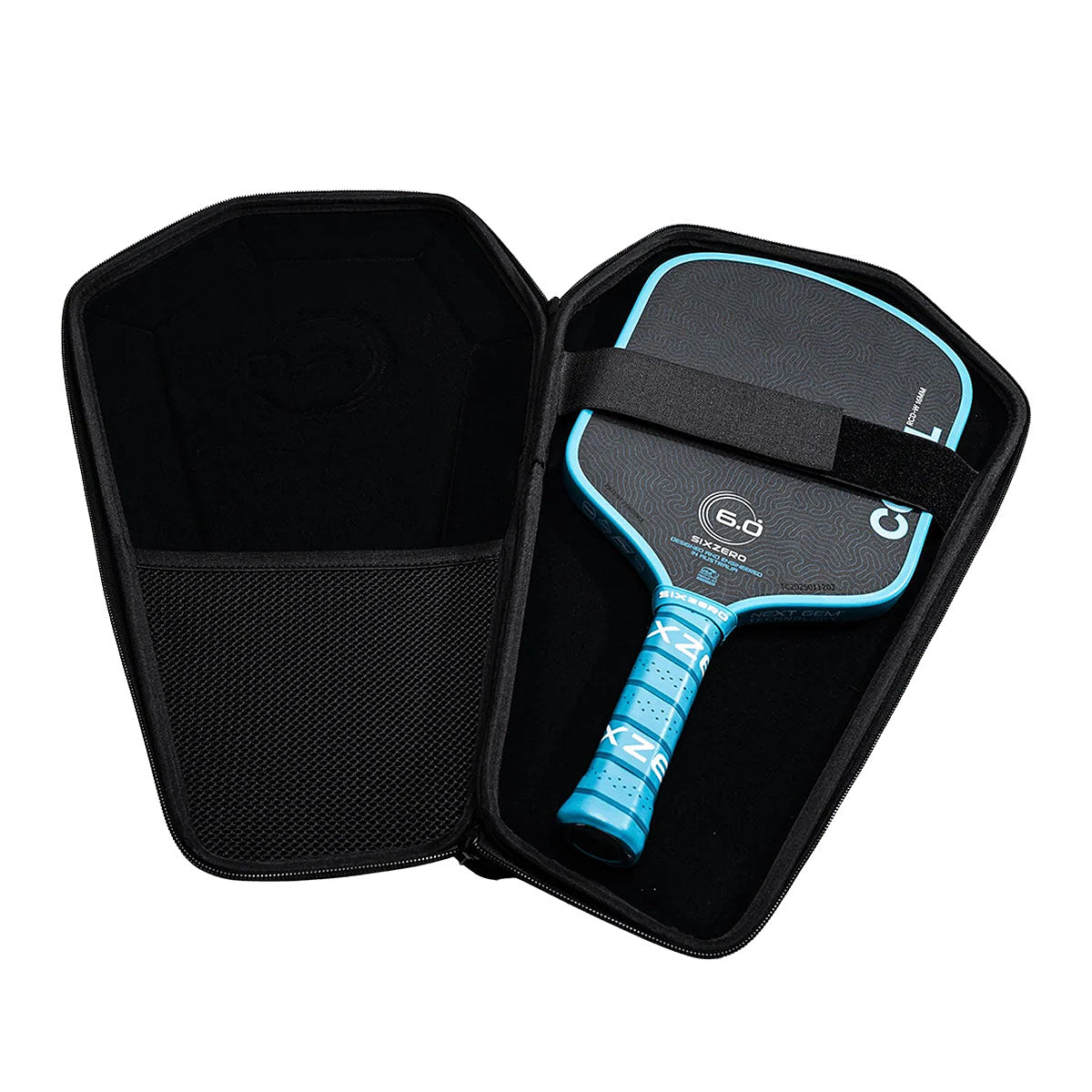 Six Zero Paddle Hard Case Black Open