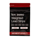 Six Zero Weighted Lead Strips 10-pack Front