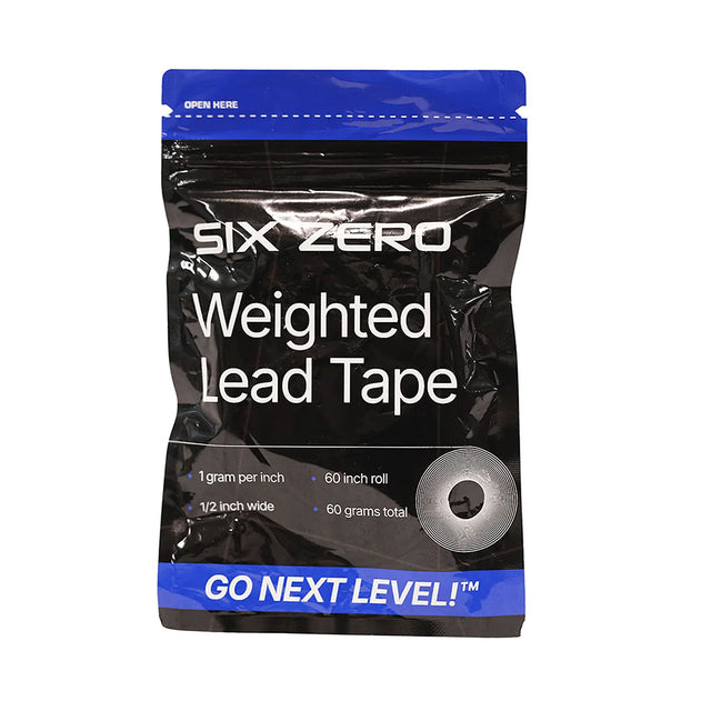 Six Zero Weighted Lead Tape Front