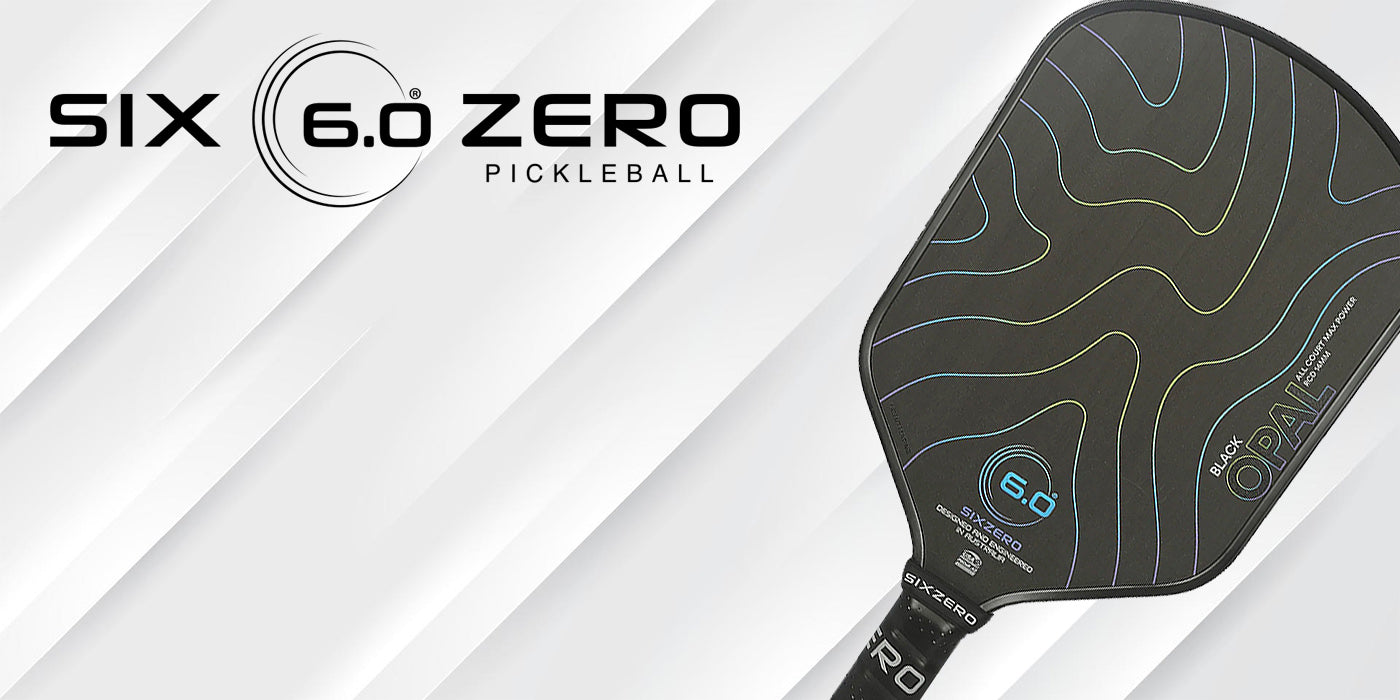 Six Zero Black Opal Pickleball Paddle - Pickleball Nation