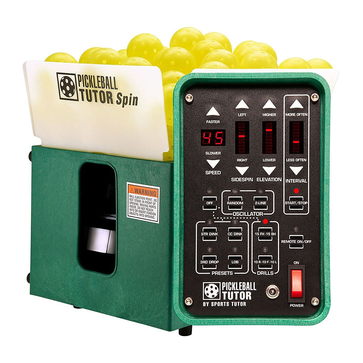 Sports Tutor Pickleball Tutor Spin Ultra