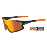 Tifosi Stash Eyewear Black Orange Fade Angle
