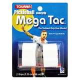 Tourna Pickleball Mega Tac Overgrips (2-Pack) White