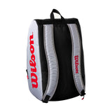Wilson Supertour Pickleball Bag Gray Red Black Adjustable Straps