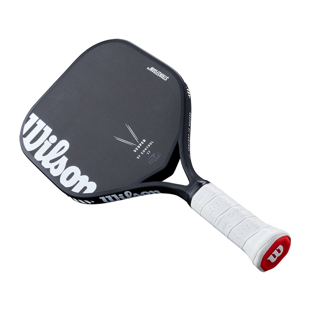 Wilson Vesper SF Control 17mm Pickleball Paddle Angle