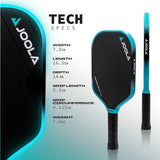 JOOLA Ben Johns Perseus 3S 14mm Pickleball Paddle Specs